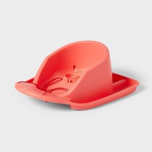 Toddler Sled with Rope and Pad Coral - Sun Squad™: Polyethylene, 50lb Capacity